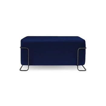 Фото Пуф из коллекции MODULO синего цвета