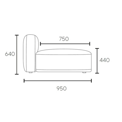 Фото Диван SHANGAI бежевого цвета