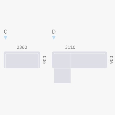 Фото Трехместный диван JOGVAN коричневого цвета