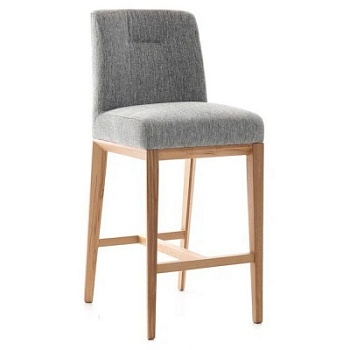 Фото Барный стул TOSS серого цвета