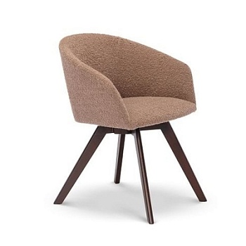 Фото Кресло GRYNING коньячного цвета