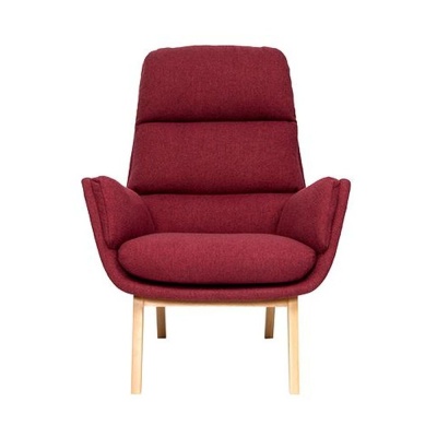 Фото Кресло ORHUS бордового цвета