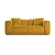 Фото Двухместный диван Kelston горчичного цвета