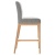 Фото Барный стул TOSS серого цвета