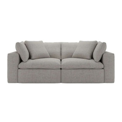 Фото Раскладной диван Soft серого цвета