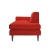 Фото Двухместный диван Bantam Studio красного цвета