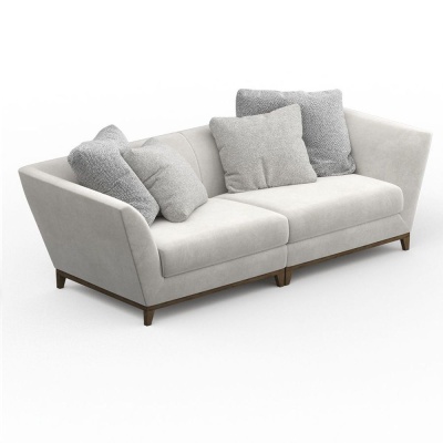 Фото Двухместный диван Blossom серого цвета