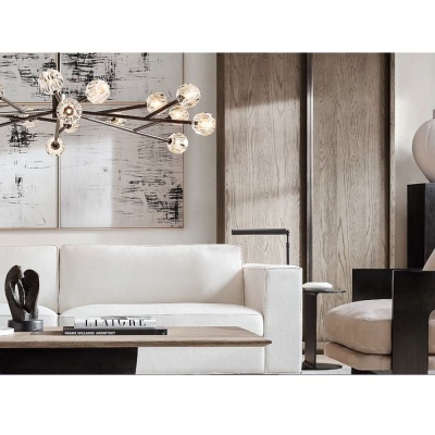 Фото Двухместный диван Maddox баклажанового цвета