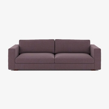 Фото Двухместный диван Maddox баклажанового цвета