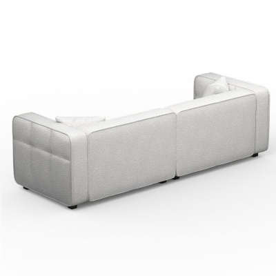 Фото Двухместный диван Cube светло-серого цвета