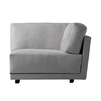 Фото Угловой модуль Lars серого цвета