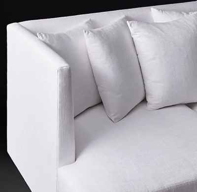 Фото Двухместный диван Milo белого цвета