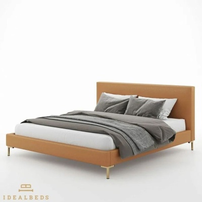 Фото Двуспальная кровать Landy коричневого цвета