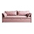 Фото Раскладной диван Borking бледно-розового цвета