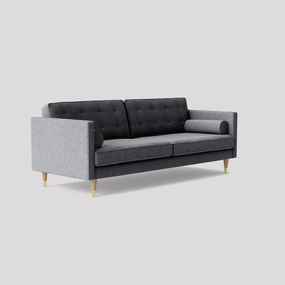 Фото Двухместный диван Porto серого цвета