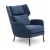 Фото Кресло GLENTA  синего цвета