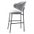 Фото Полубарный стул PRINCE серого цвета
