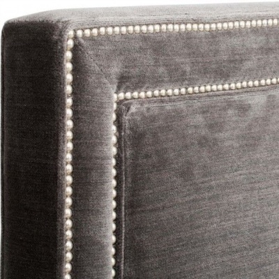 Фото Двуспальная кровать Hamilton темно-серого цвета