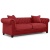 Фото Двухместный диван Chester красного цвета
