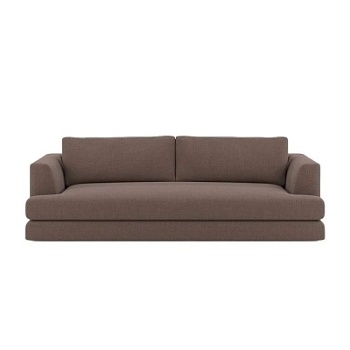 Фото Двухместный диван Crosby коричневого цвета