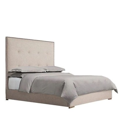 Фото Двуспальная кровать Tompkins Panel бежевого цвета