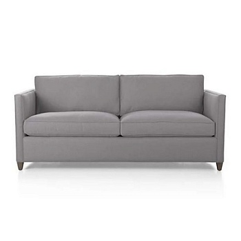 Фото Двухместный диван Dryden Apartment серого цвета