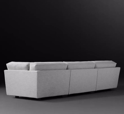 Фото Модульный диван Lars серого цвета