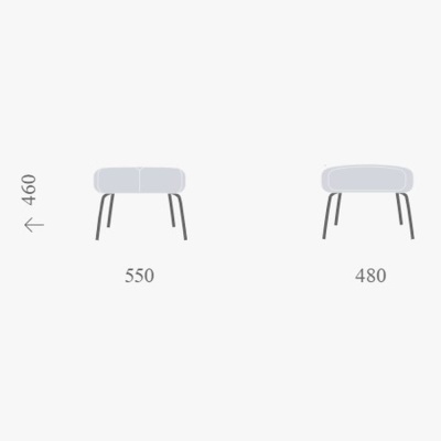 Фото Кресло ASTRID красного цвета