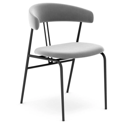 Фото Обеденный стул VIOLIN серого цвета