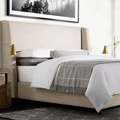 Фото Двуспальная кровать Belmont бежевого цвета