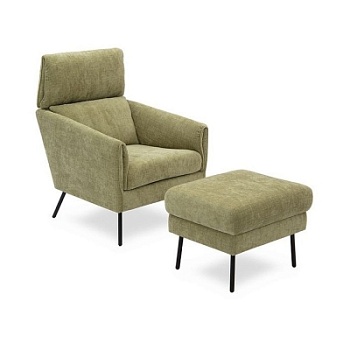 Фото Кресло VIKNA цвета серый хаки