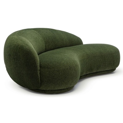 Фото Округлый диван COPENHAGEN зеленого цвета