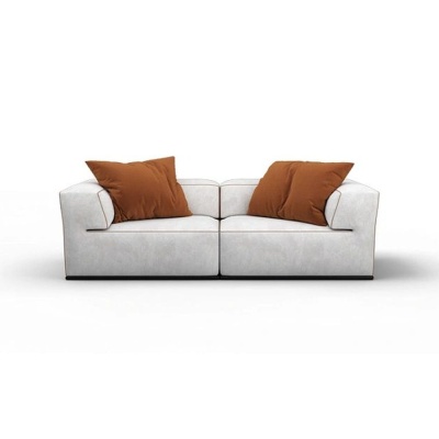 Фото Двухместный диван KANO светло-серого цвета