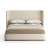 Фото Двуспальная кровать Shade бежевого цвета