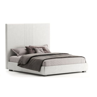 Фото Двуспальная кровать Aurora белого цвета