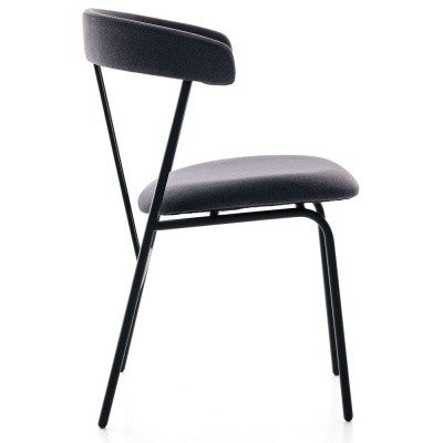 Фото Обеденный стул VIOLIN темно-серого цвета