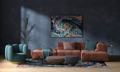 Фото Ковер Flores Blue 160х230 см