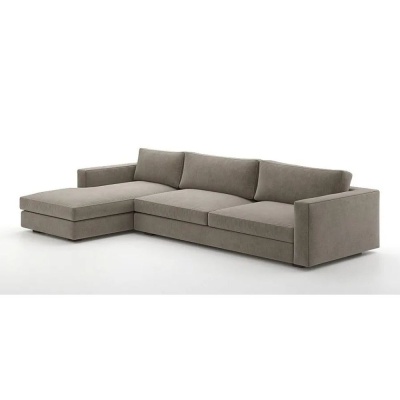 Фото Угловой диван Maddox бежево-серого цвета