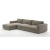 Фото Угловой диван Maddox бежево-серого цвета