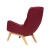 Фото Кресло ORHUS бордового цвета