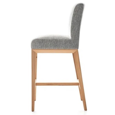 Фото Барный стул TOSS серого цвета