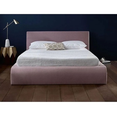 Фото Двуспальная кровать Roma сиреневого цвета