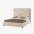 Фото Двуспальная кровать Martina бежевого цвета