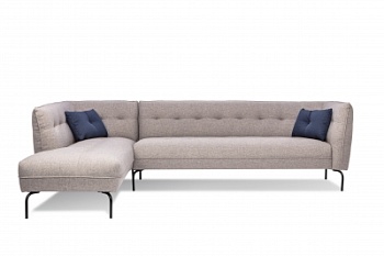 Фото Угловой диван LUMISATU серого цвета