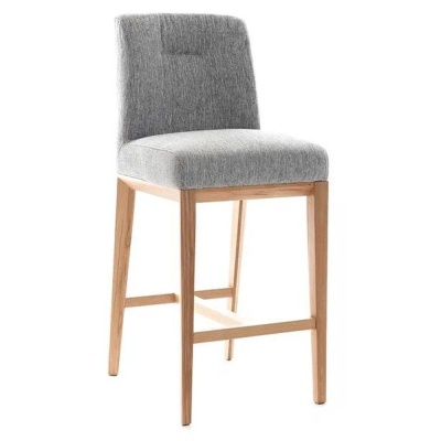 Фото Барный стул TOSS серого цвета