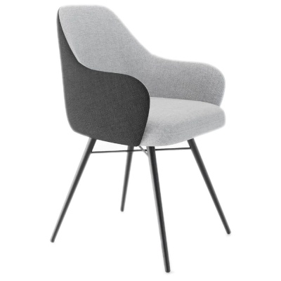 Фото Обеденный стул MARCEL светло-серого цвета