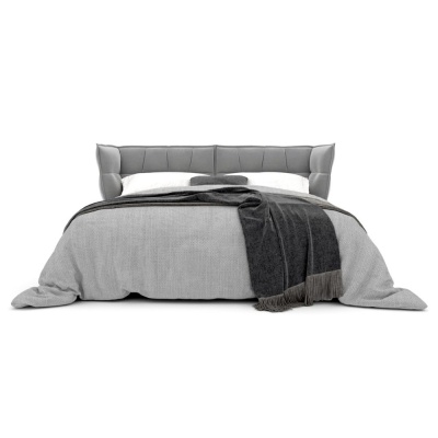 Фото Кровать HUSK горчичного цвета