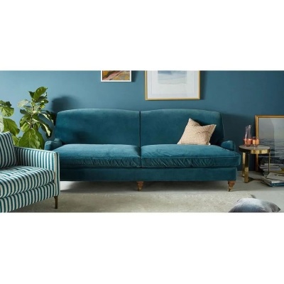 Фото Двухместный диван Glenlee зеленовато-синего цвета