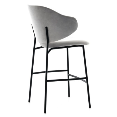 Фото Полубарный стул PRINCE серого цвета