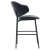 Фото Барный стул PRINCE черного цвета